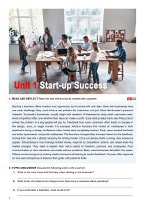 Business Communication – Discussing Marketplace Trends: Book 1 Unit 1 – Page 1 from Business Communication - Discussing Marketplace Trends - Book 1
