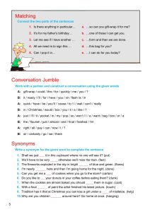 Customer Service in the Movies – Discussion & Role-Play: Sales Unit 1 – Page 5 from Customer Service in the Movies - Discussion & Role-Play - Sales
