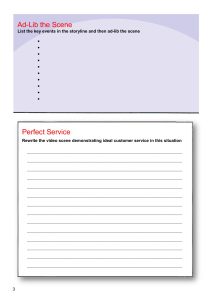 Unit 1 – Page 3 from Customer Service in the Movies - Discussion & Role-Play - Hotel