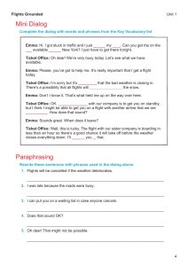 Unit 1 – Page 4 from Customer Service in the Movies - Discussion & Role-Play - Airline & Hotel