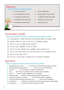 Unit 1 – Page 5 from Customer Service in the Movies - Discussion & Role-Play - Airline & Hotel