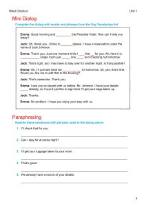 Customer Service in the Movies – Discussion & Role-Play: Full Service Unit 1 – Page 4 from Customer Service in the Movies - Discussion & Role-Play - Full Service