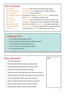 Customer Service in the Movies – Discussion & Role-Play: Food & Beverage Unit 1 – Page 2 from Customer Service in the Movies - Discussion & Role-Play - Food & Beverage