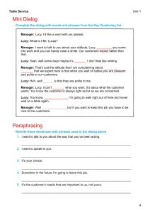 Customer Service in the Movies – Discussion & Role-Play: Food & Beverage Unit 1 – Page 4 from Customer Service in the Movies - Discussion & Role-Play - Food & Beverage