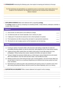 Unit 1 – Page 4 from Discussion & Debate - Building an Argument - Level 1