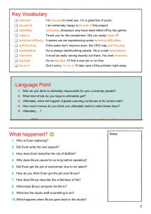 Unit 1 – Page 2 from English through Movies - Discussion & Role-Play - Level 4