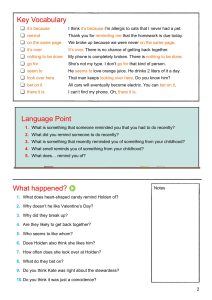Unit 1 – Page 2 from English through Movies - Discussion & Role-Play - Level 2