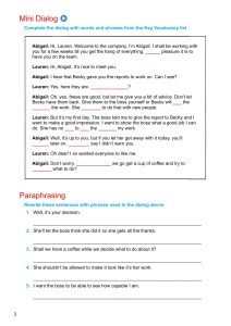 Unit 1 – Page 3 from English through Movies - Discussion & Role-Play - Level 3