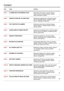 Contents from Immersive Reading - Read, Reflect, and Discover - Book 1 - Discussion Builders