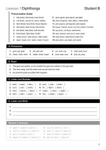 perfect pronunciation phonol 5263a2 04 lesson 1 student b