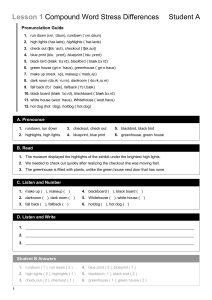 Lesson 1 – Student A from Perfect Pronunciation - Phonology & Listening Exercises - Level 4