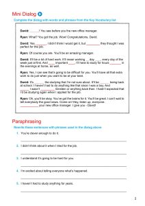 Unit 1 – Page 2 from TV Ad English & Strategy - Discussion & Role-Play - Level 1