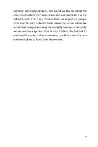 Unit 1 – Page 7 from Little Things We Forgot We Learned — Readings on culture and intercultural communication for English students in Japan