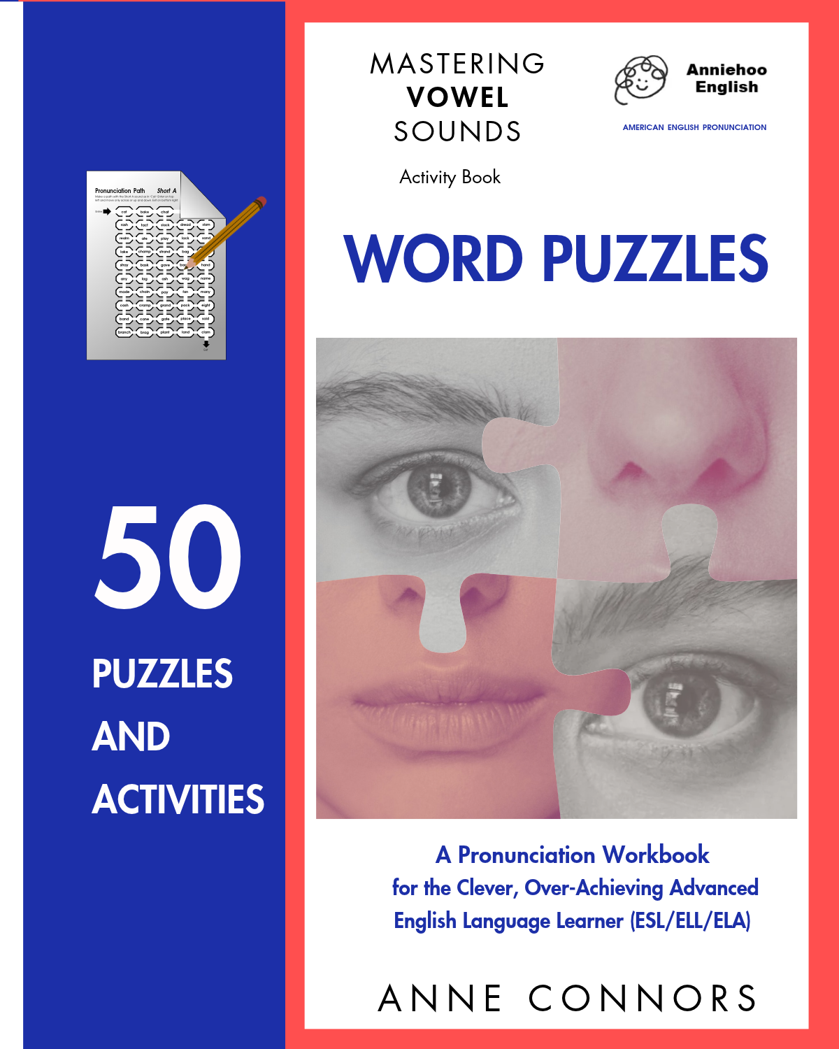 Mastering Vowel Sounds Activity Book — A Pronunciation Workbook for Advanced English Language Learners (ESL) cover