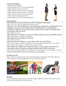 Unit 1 – Page 7 from English Conversation 2 Textbook For Eikaiwa Lessons in Japan Student Book First Edition 英会話 テキスト — 30 Eikaiwa Style Lessons Ready to Use for ESL Teachers of Adult Private Man-to-Man and Online Tutoring